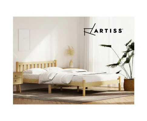 Wooden Bed Base Pine Timber Mattress Foundation Oak