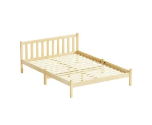 Wooden Bed Base Pine Timber Mattress Foundation Oak