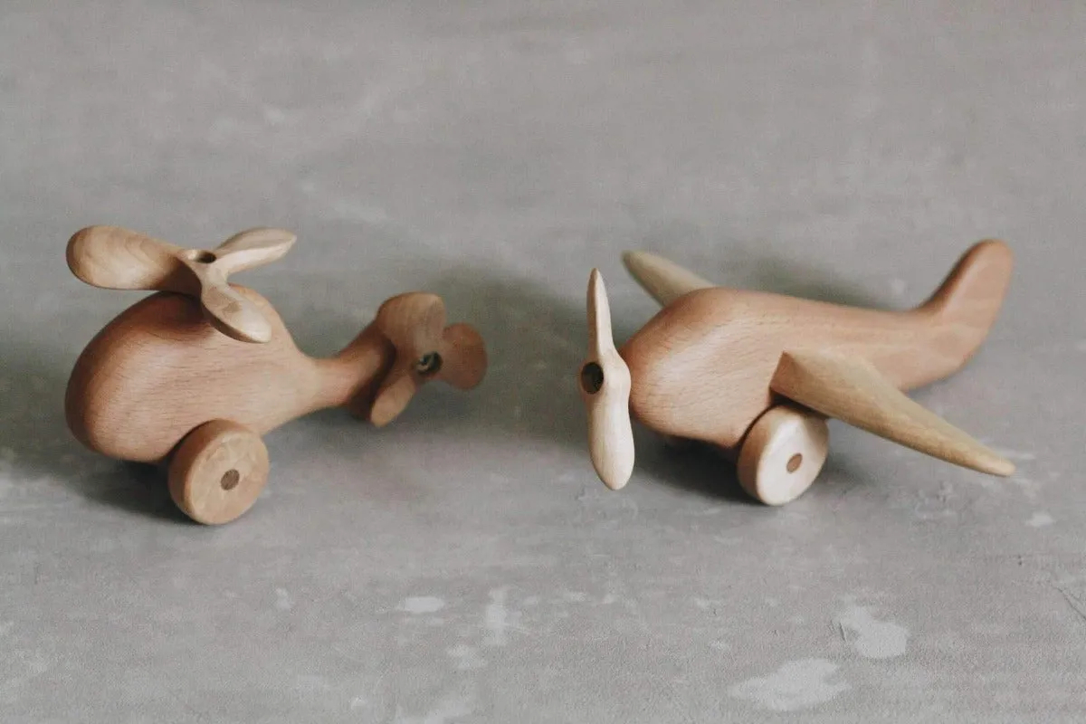 Wooden Helicopter