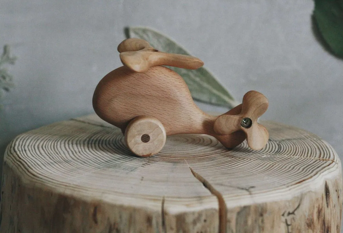 Wooden Helicopter