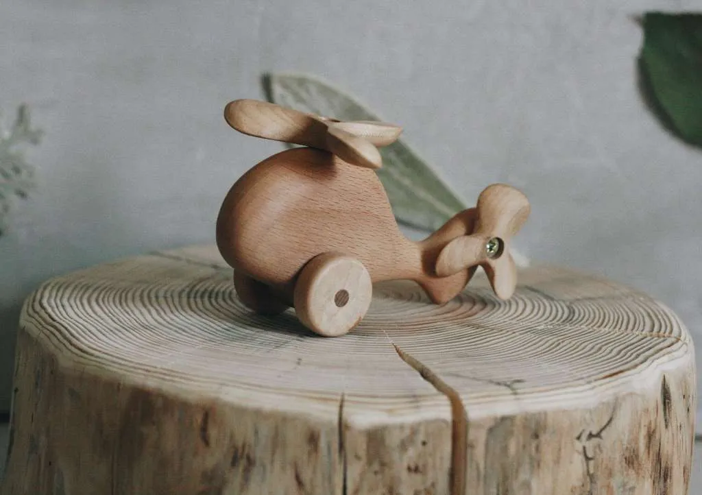 Wooden Helicopter