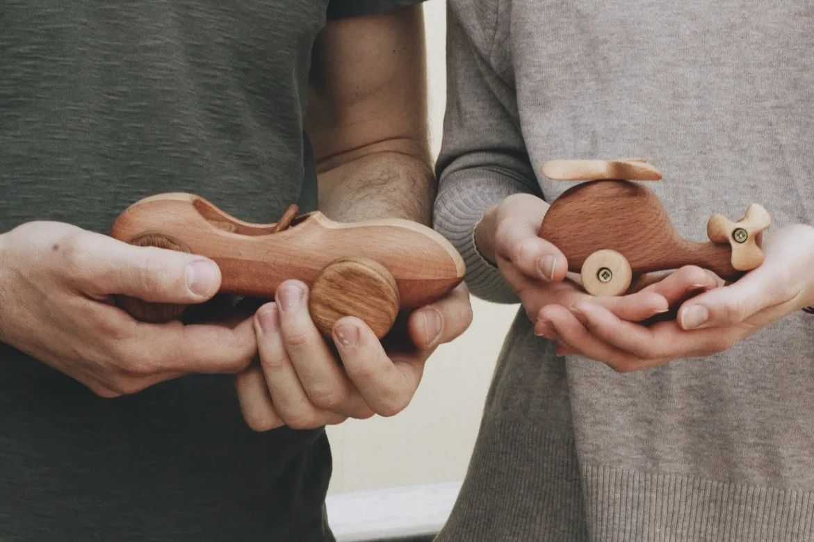 Wooden Helicopter