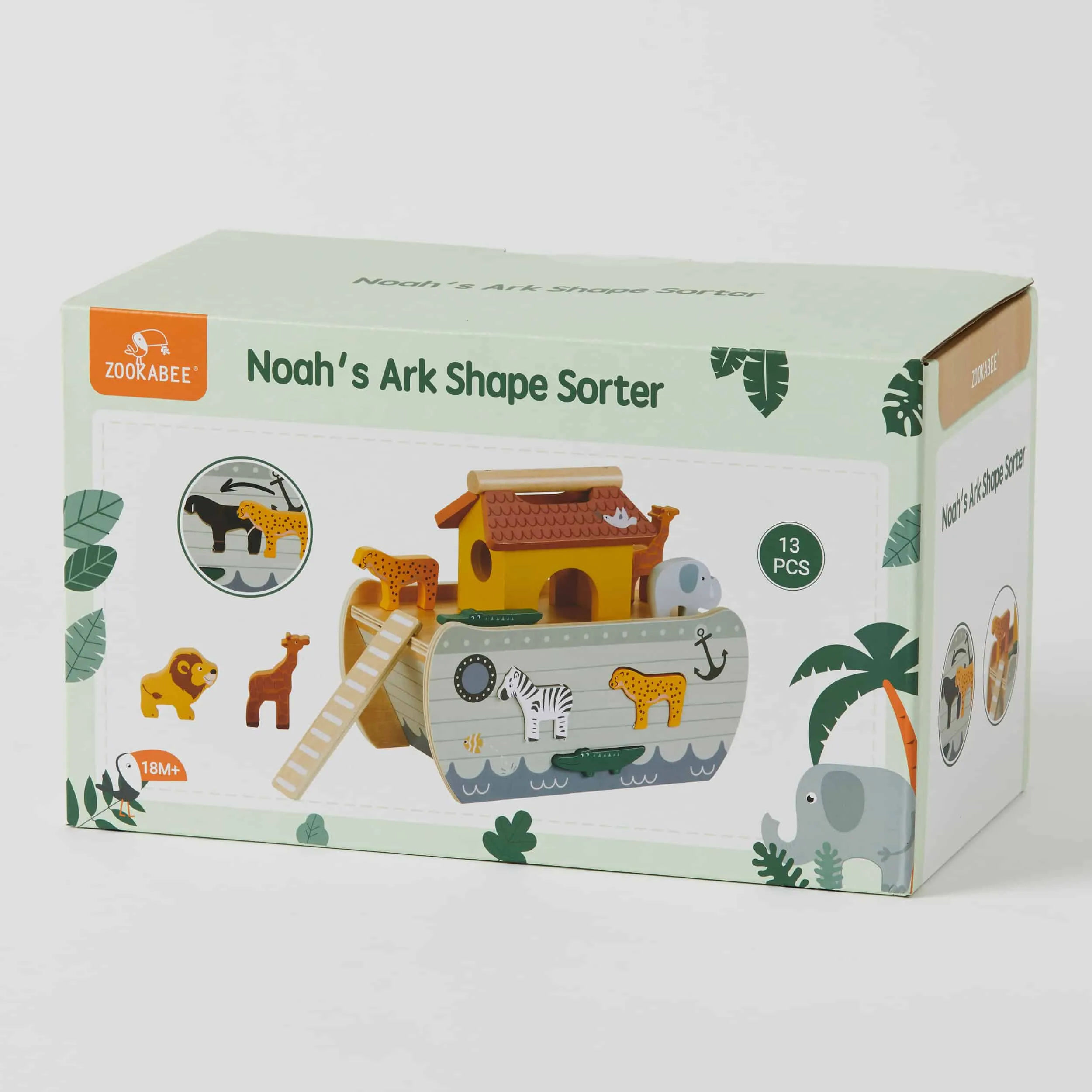 Wooden Noah’s Ark Shape Sorter Toy