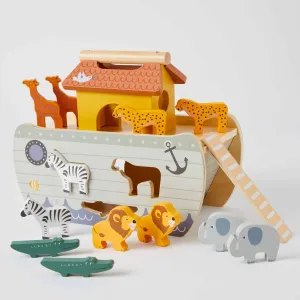 Wooden Noah’s Ark Shape Sorter Toy