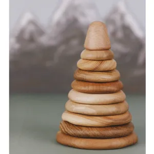 Wooden Pyramid Stacker