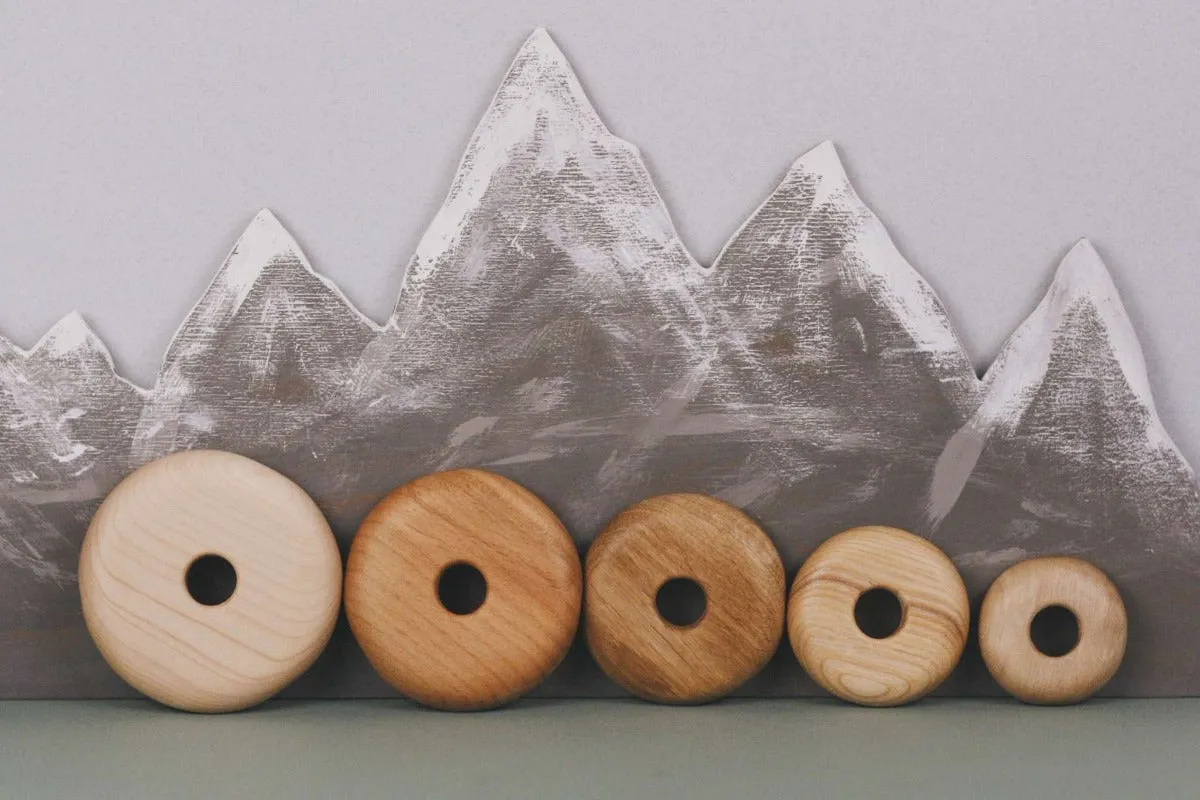 Wooden Pyramid Stacker