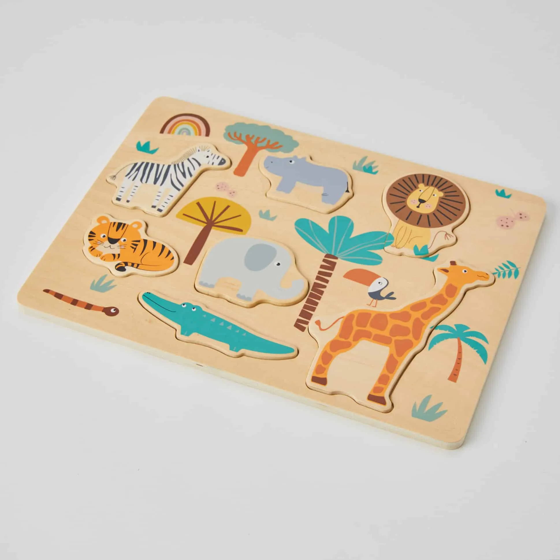 Wooden Safari Toddler Puzzle