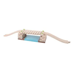 Wooden Train Big Jigs Clickety Clack Bridge