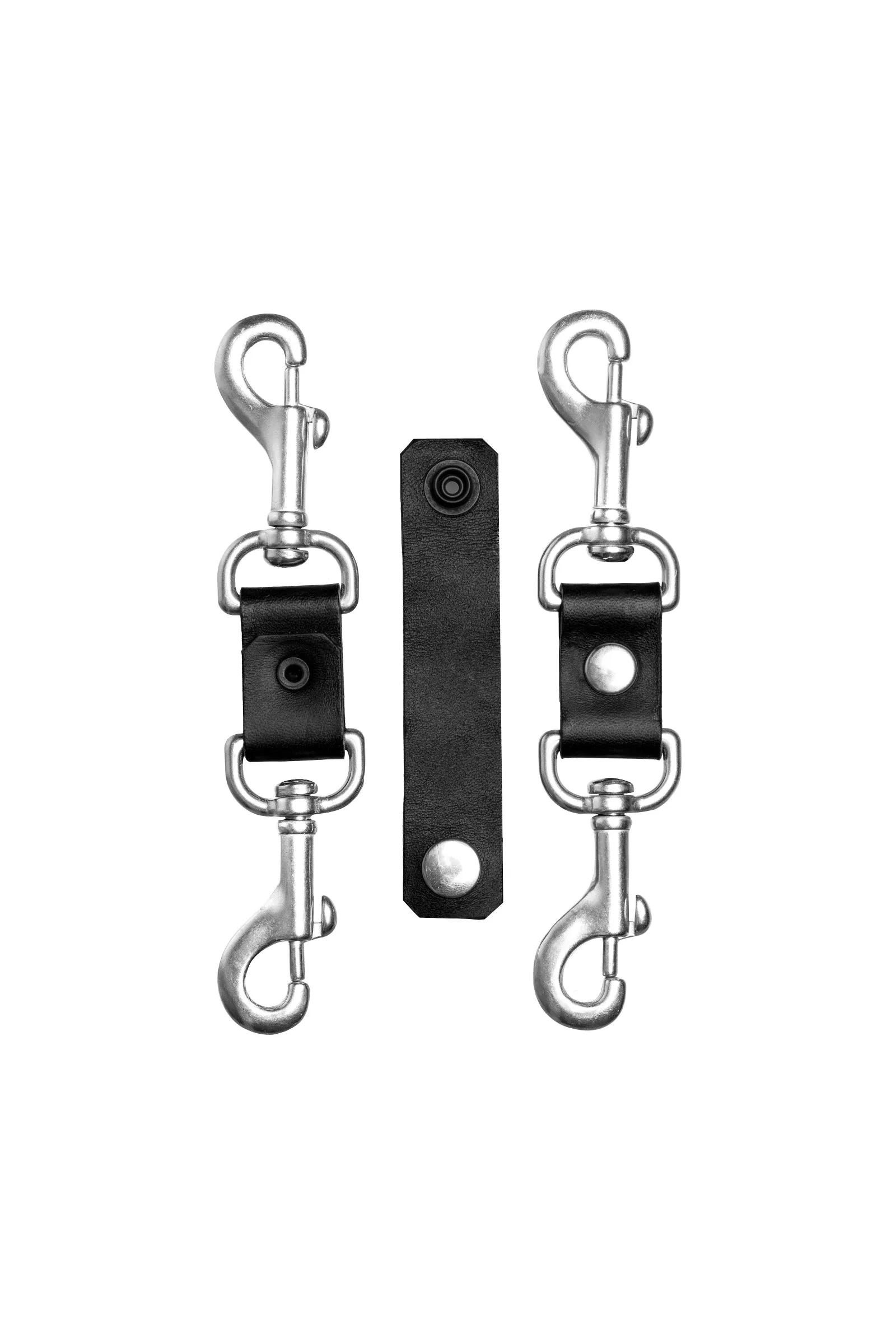WRIST AND ANKLE RESTRAINTS SET - Stainless Steel