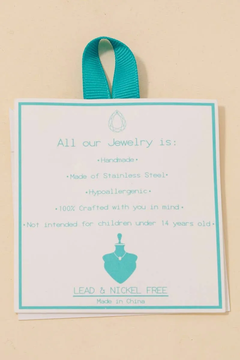You Are Tough Pearl Pendant Necklace: G