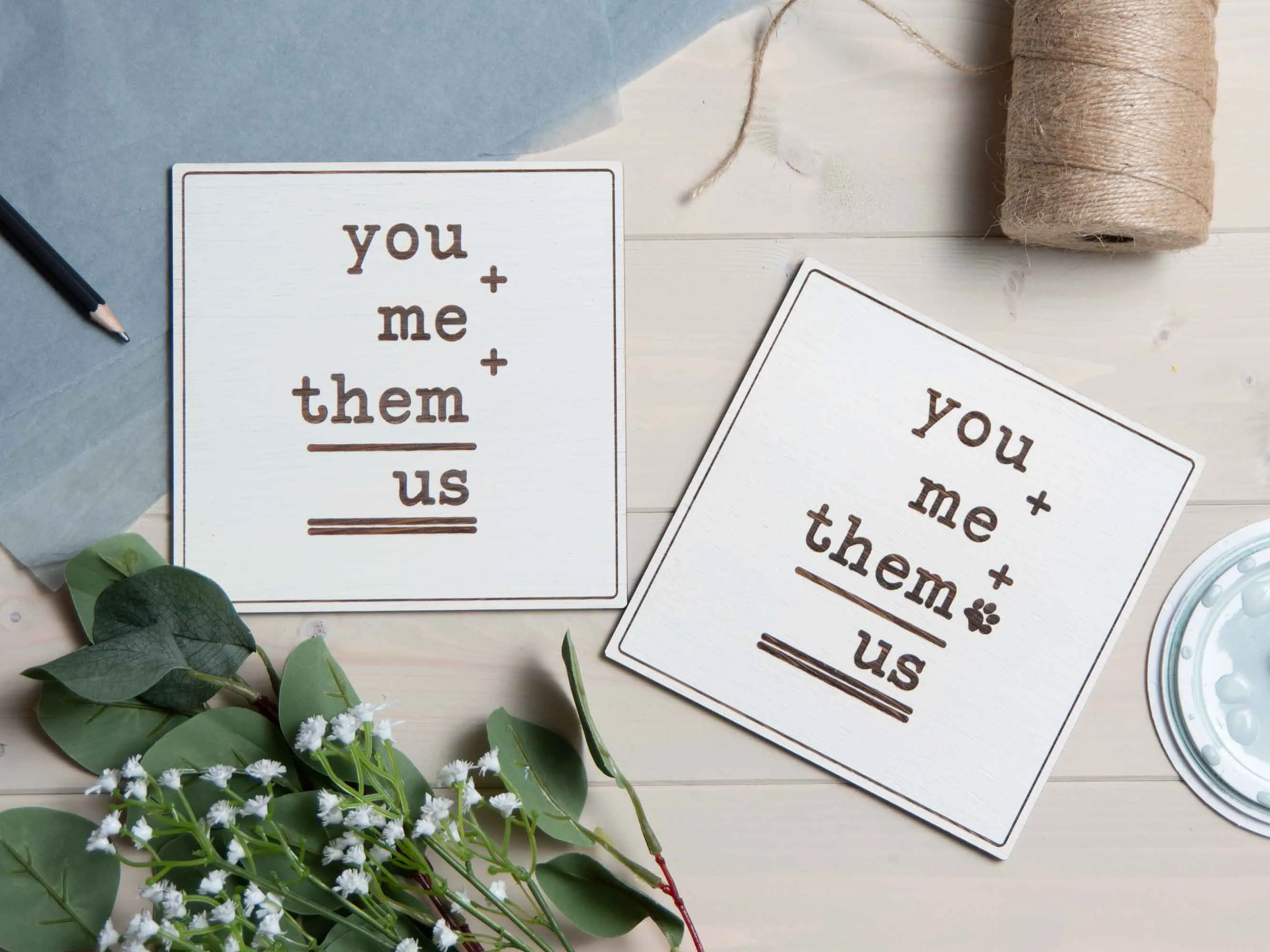 You Me Them Equals Us Sign