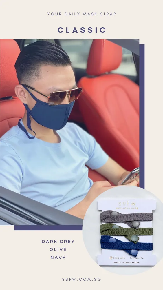 Your Daily Mask Strap (Set of 3)