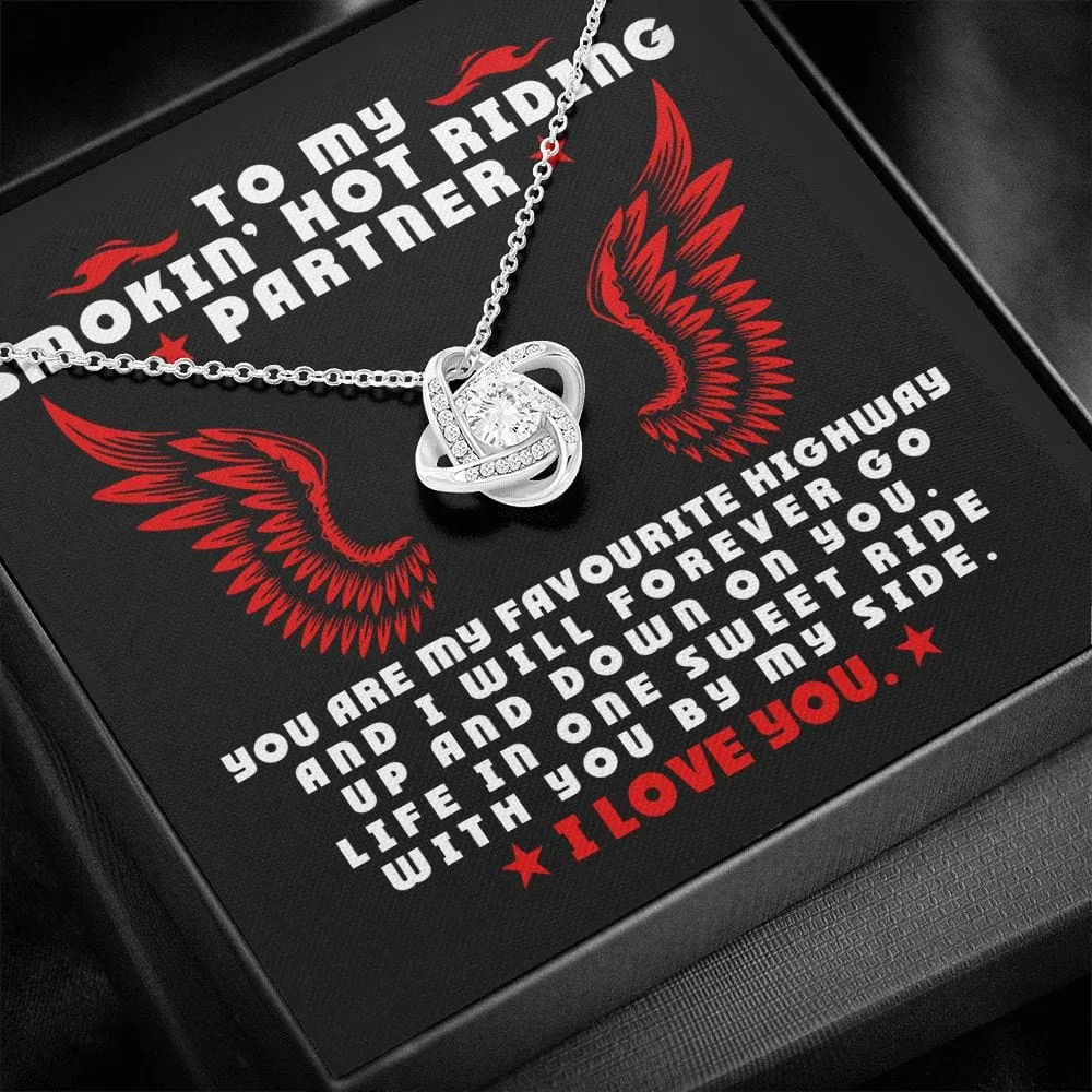 You're My Highway - Love Knot Necklace