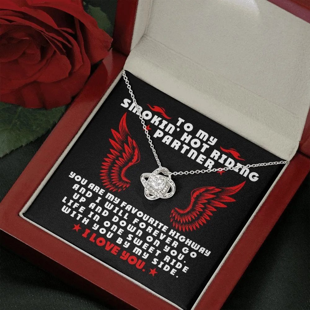 You're My Highway - Love Knot Necklace
